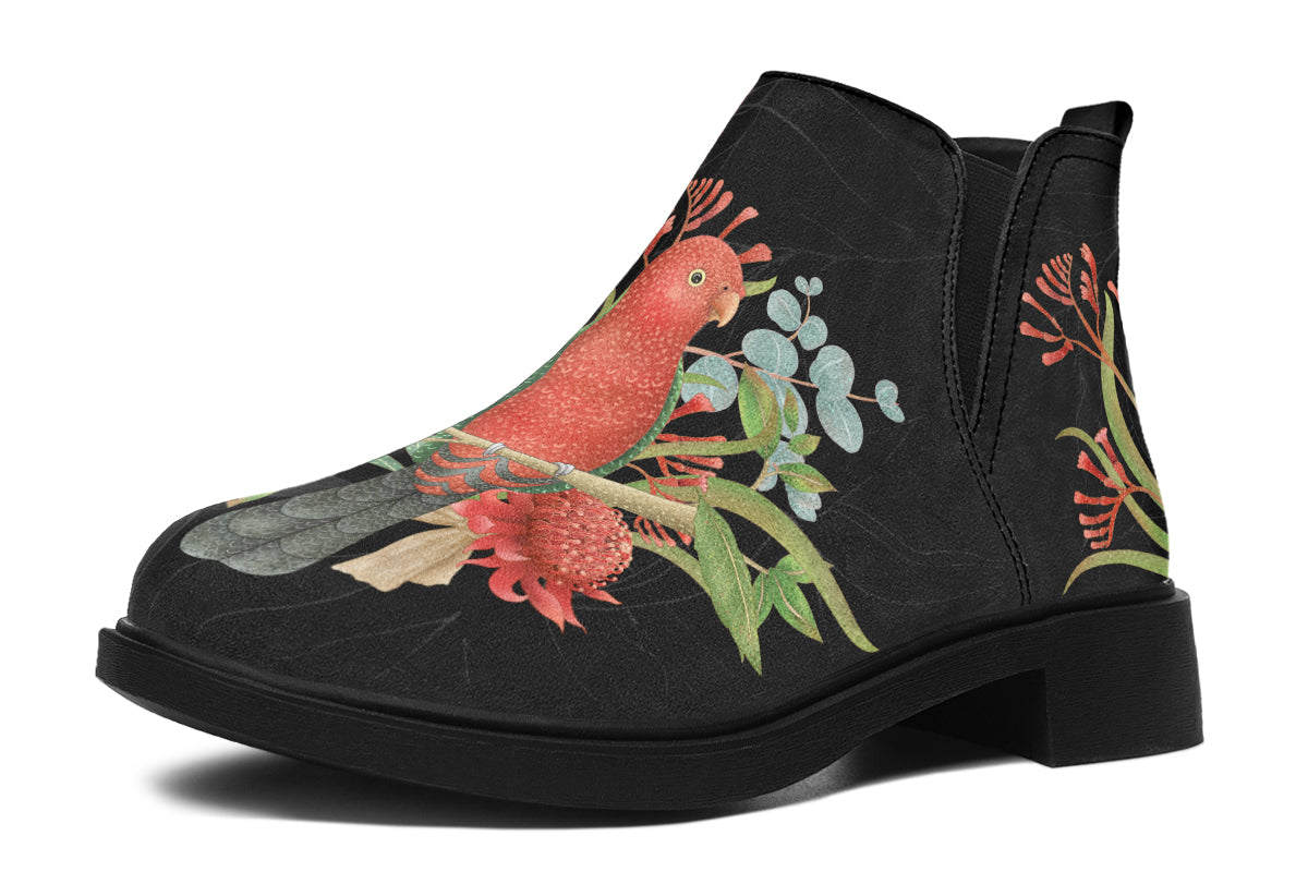 King Parrot Ankle Boots Offbeat Sweetie