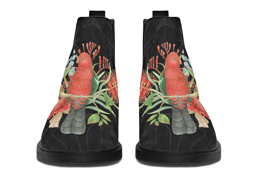 King Parrot Ankle Boots Offbeat Sweetie