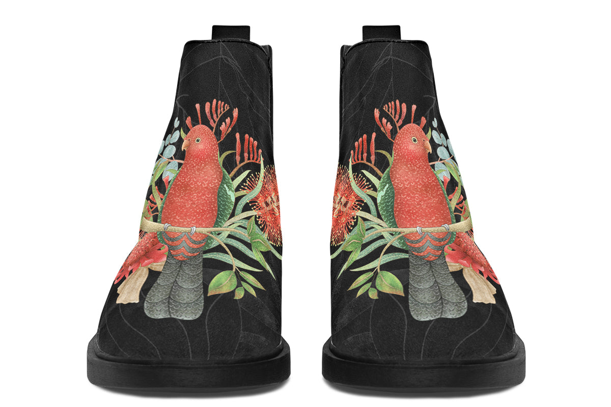 King Parrot Ankle Boots Offbeat Sweetie