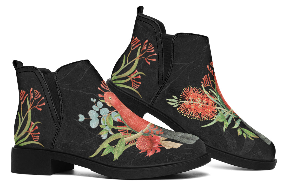 King Parrot Ankle Boots Offbeat Sweetie