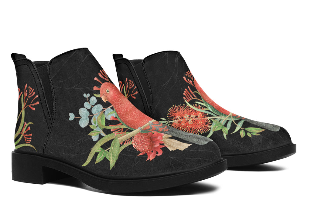 King Parrot Ankle Boots Offbeat Sweetie