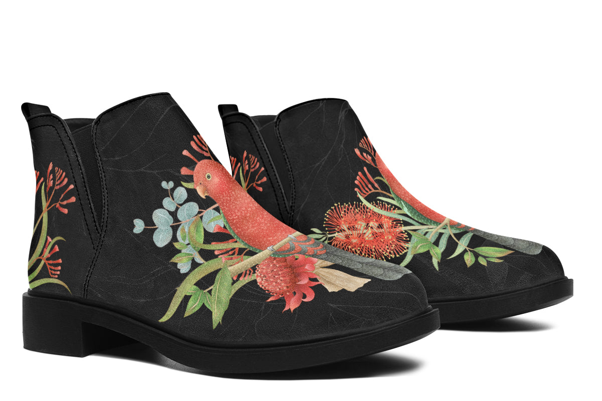 King Parrot Ankle Boots Offbeat Sweetie