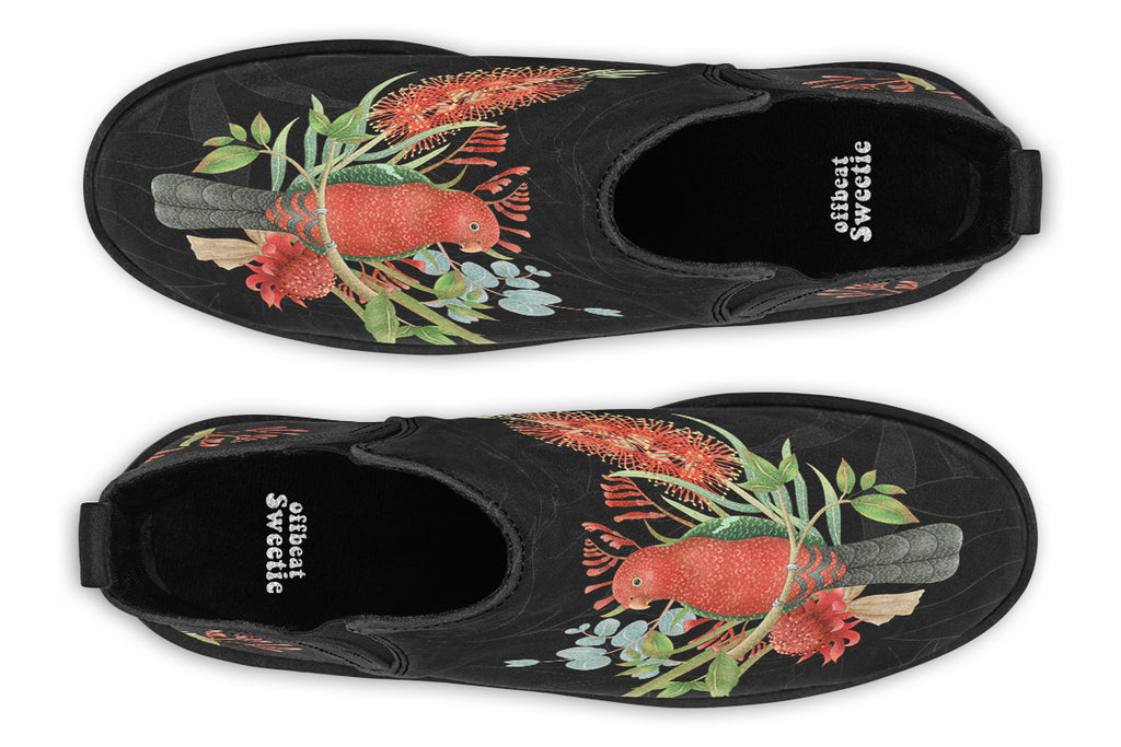 King Parrot Ankle Boots Offbeat Sweetie
