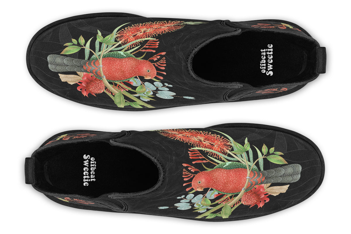 King Parrot Ankle Boots Offbeat Sweetie