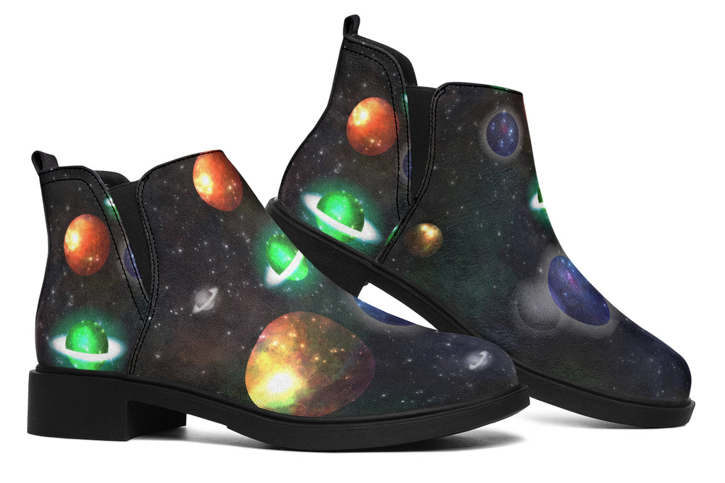 Lost In Space Ankle Boots Offbeat Sweetie