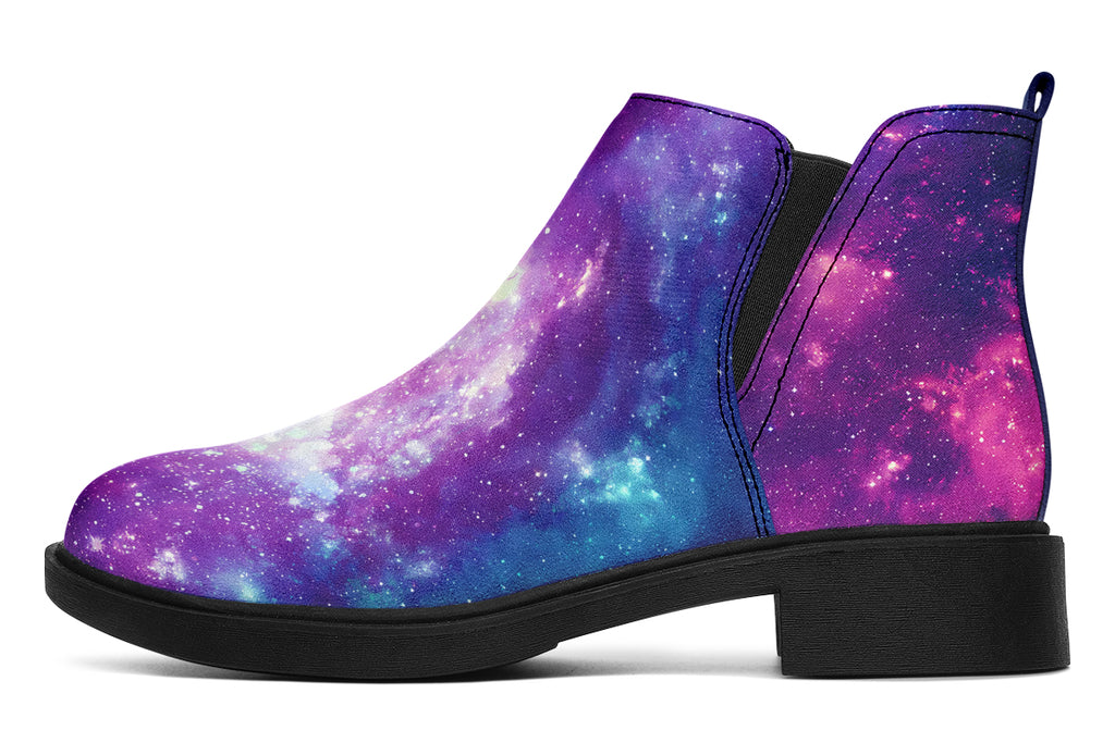 Nebula Ankle Boots Black Sole Offbeat Sweetie