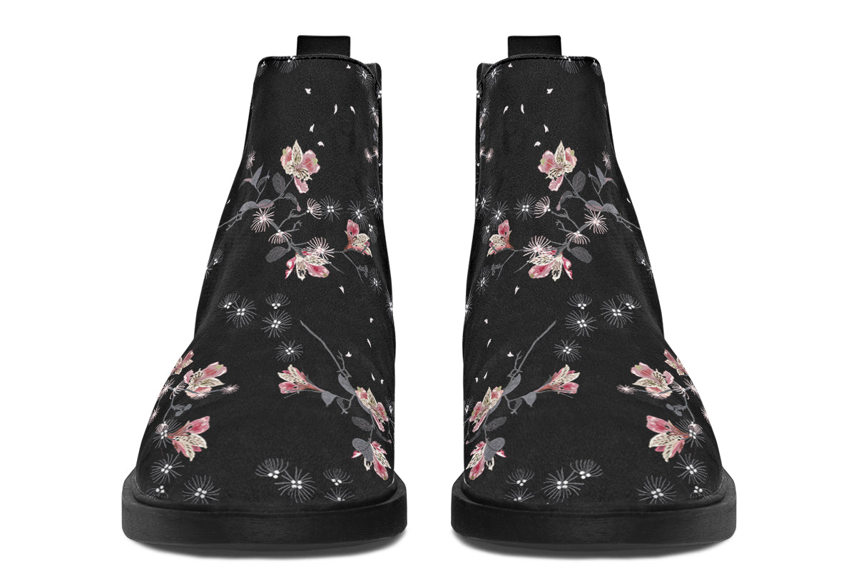Night Garden Ankle Boots Offbeat Sweetie