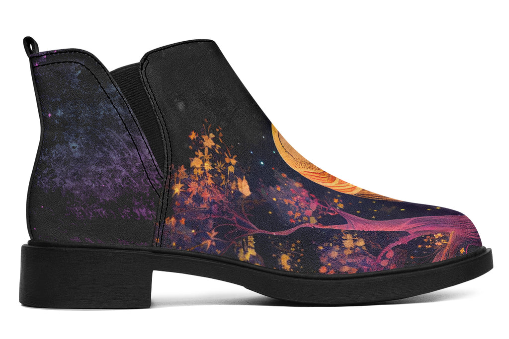 Owls Ankle Boots Offbeat Sweetie