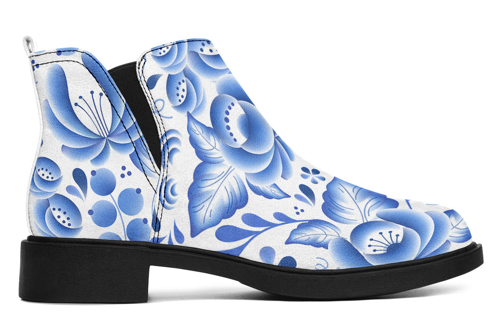 Porcelain Ankle Boots Offbeat Sweetie