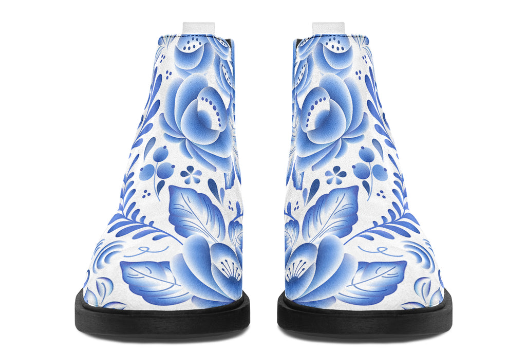 Porcelain Ankle Boots Offbeat Sweetie