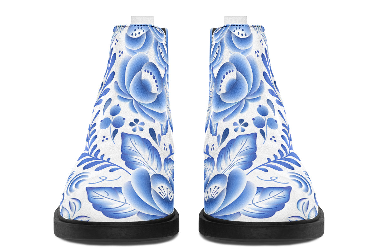 Porcelain Ankle Boots Offbeat Sweetie