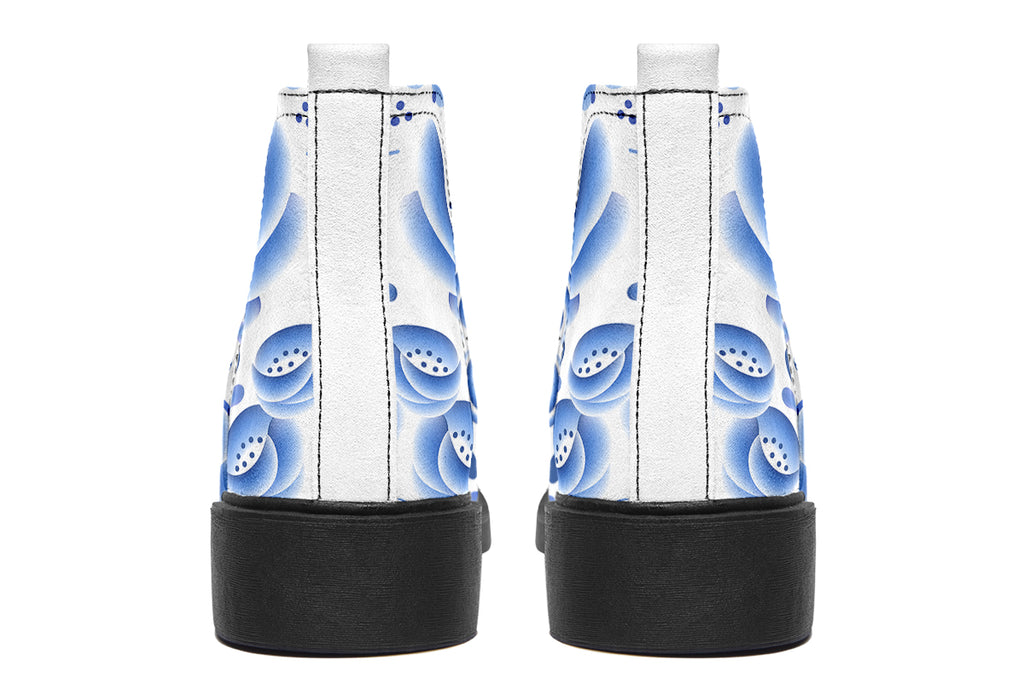 Porcelain Ankle Boots Offbeat Sweetie