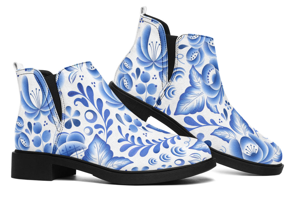 Porcelain Ankle Boots Offbeat Sweetie