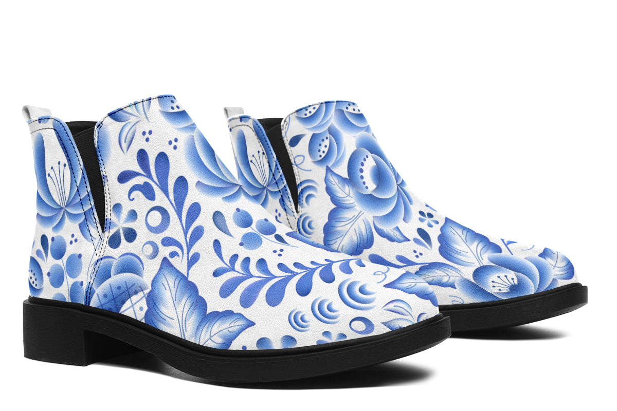 Porcelain Ankle Boots Offbeat Sweetie