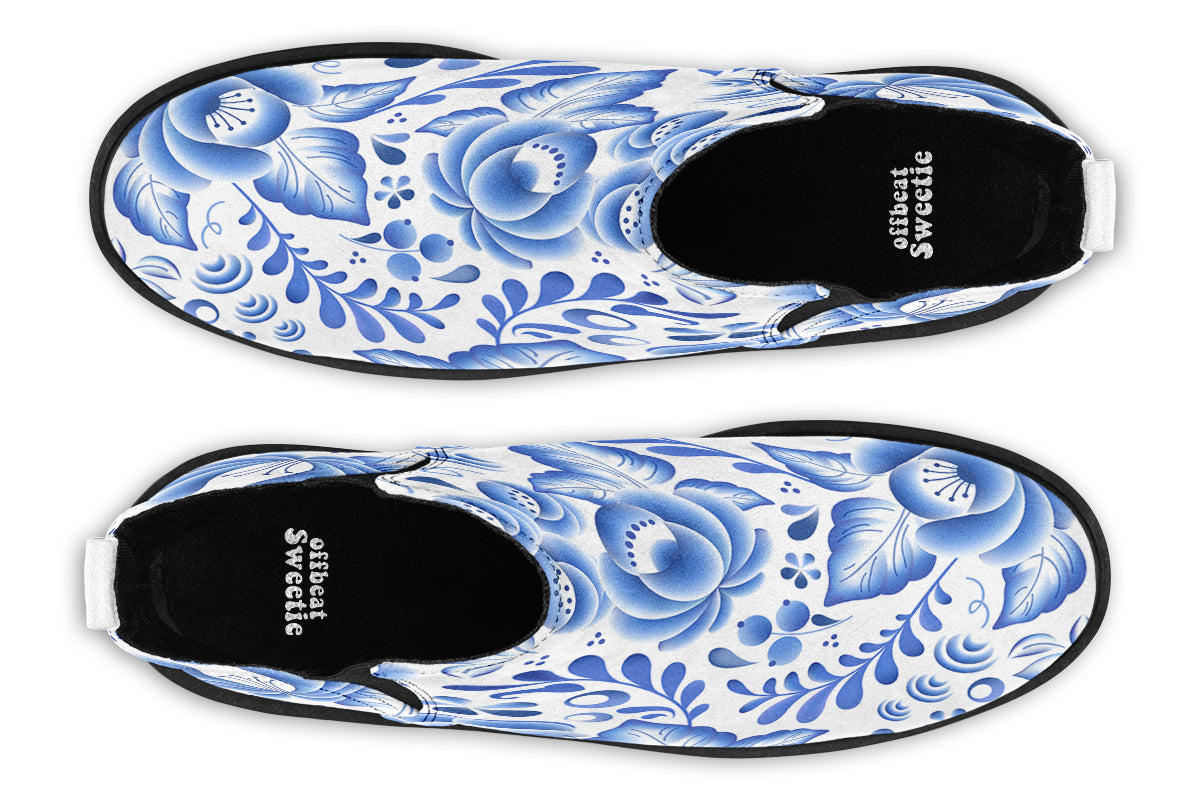 Porcelain Ankle Boots Offbeat Sweetie