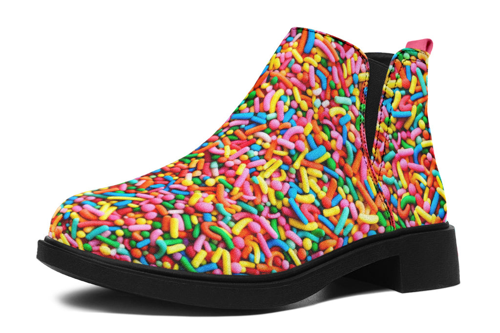 Rainbow Sprinkles Ankle Boots Offbeat Sweetie