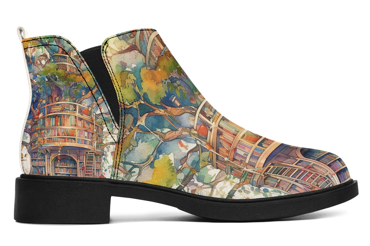 Tree Library Ankle Boots Offbeat Sweetie