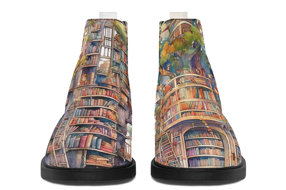 Tree Library Ankle Boots Offbeat Sweetie