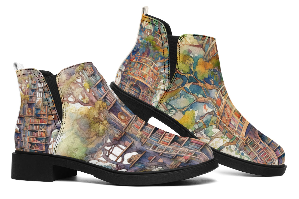 Tree Library Ankle Boots Offbeat Sweetie