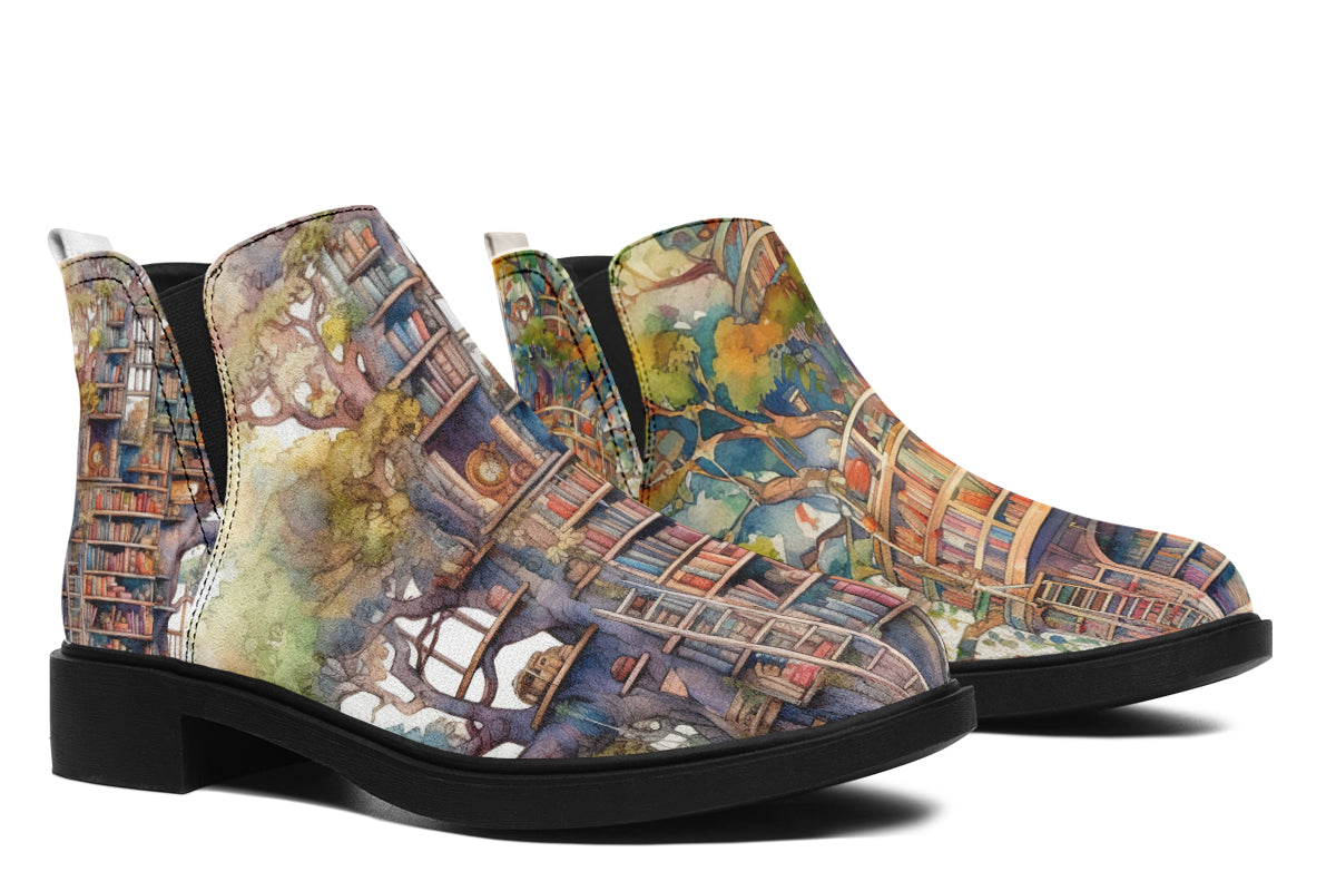 Tree Library Ankle Boots Offbeat Sweetie