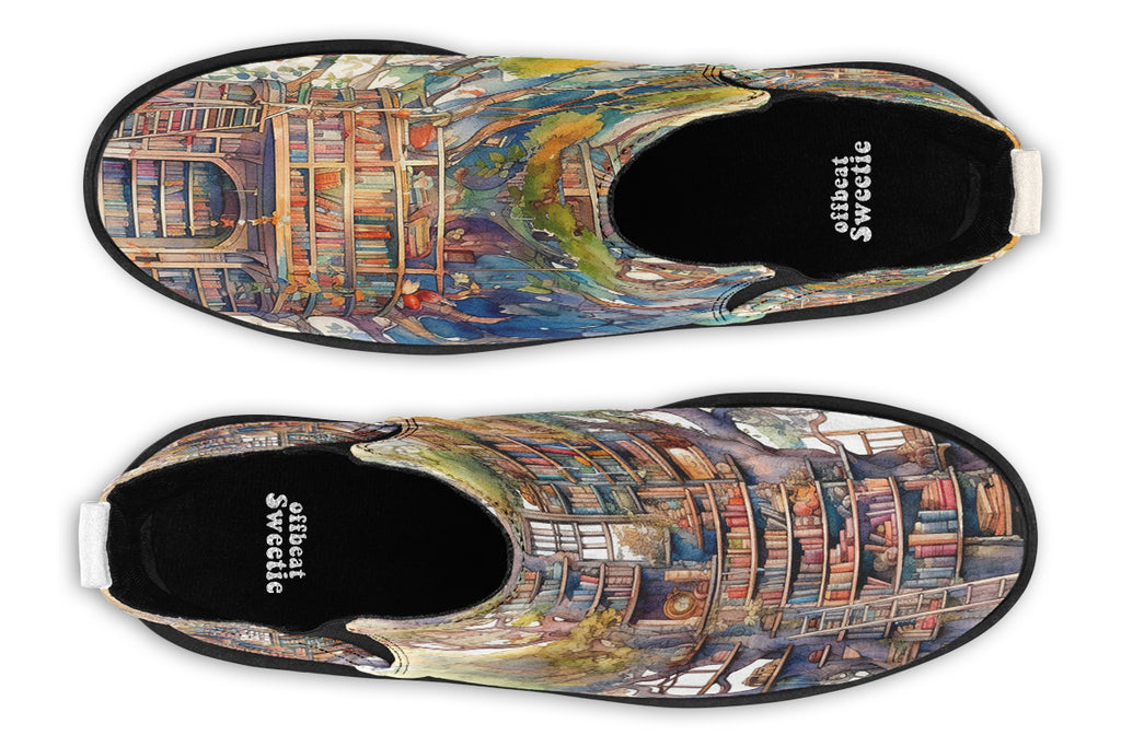 Tree Library Ankle Boots Offbeat Sweetie