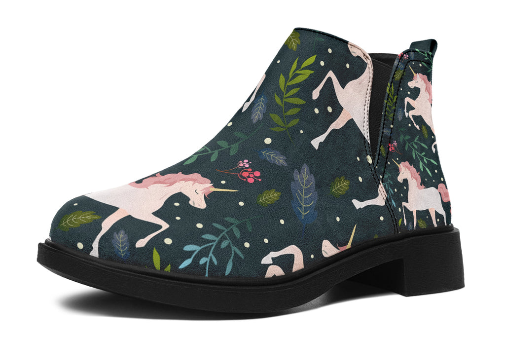 Unicorn Garden Ankle Boots Offbeat Sweetie