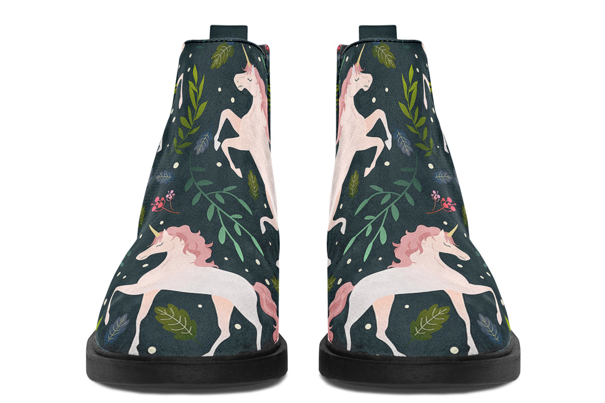 Unicorn Garden Ankle Boots Offbeat Sweetie