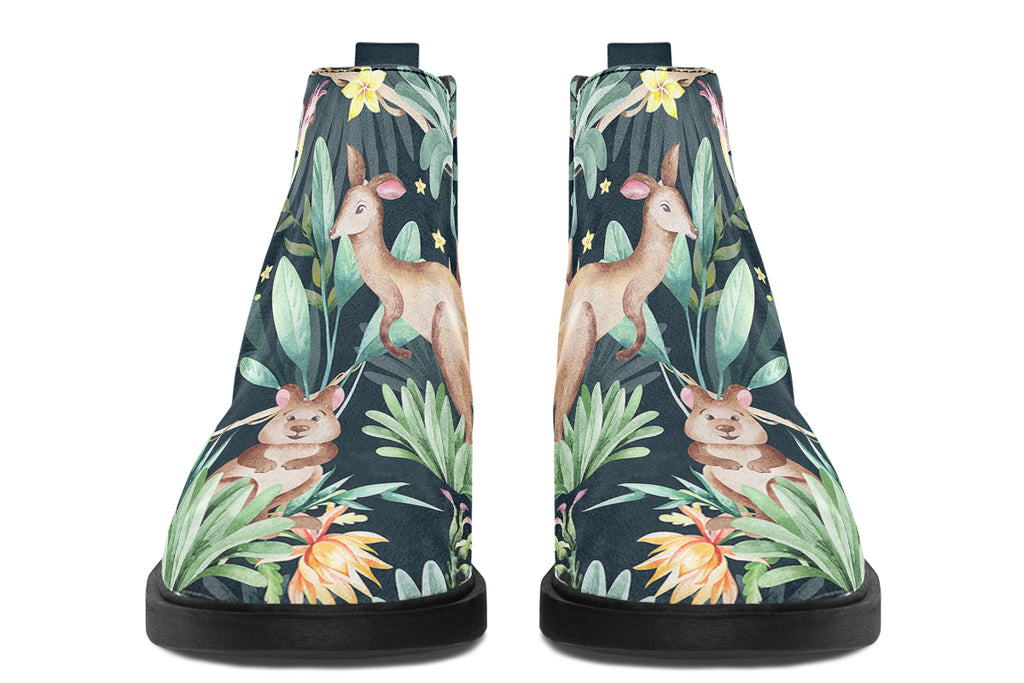 Wonderful Wildlife Ankle Boots Offbeat Sweetie