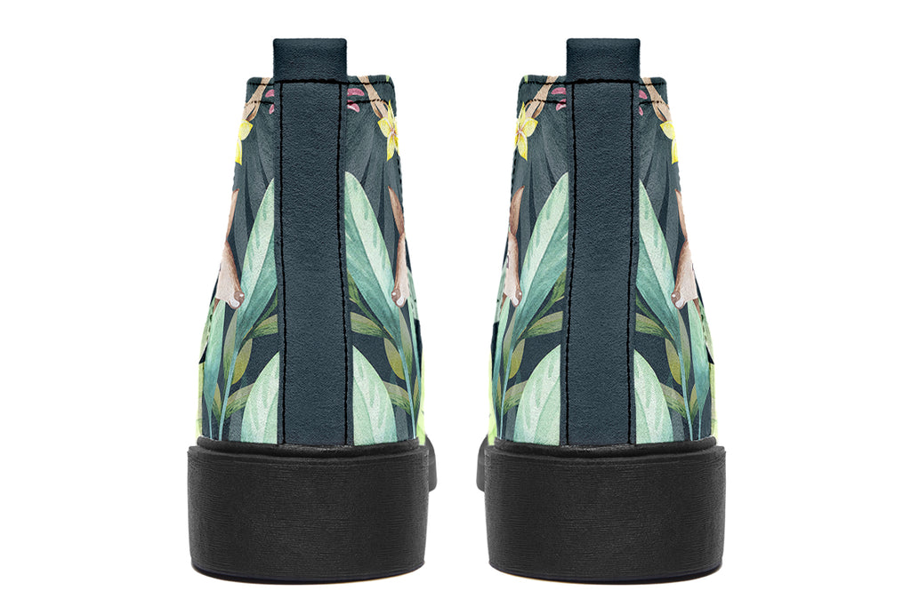 Wonderful Wildlife Ankle Boots Offbeat Sweetie