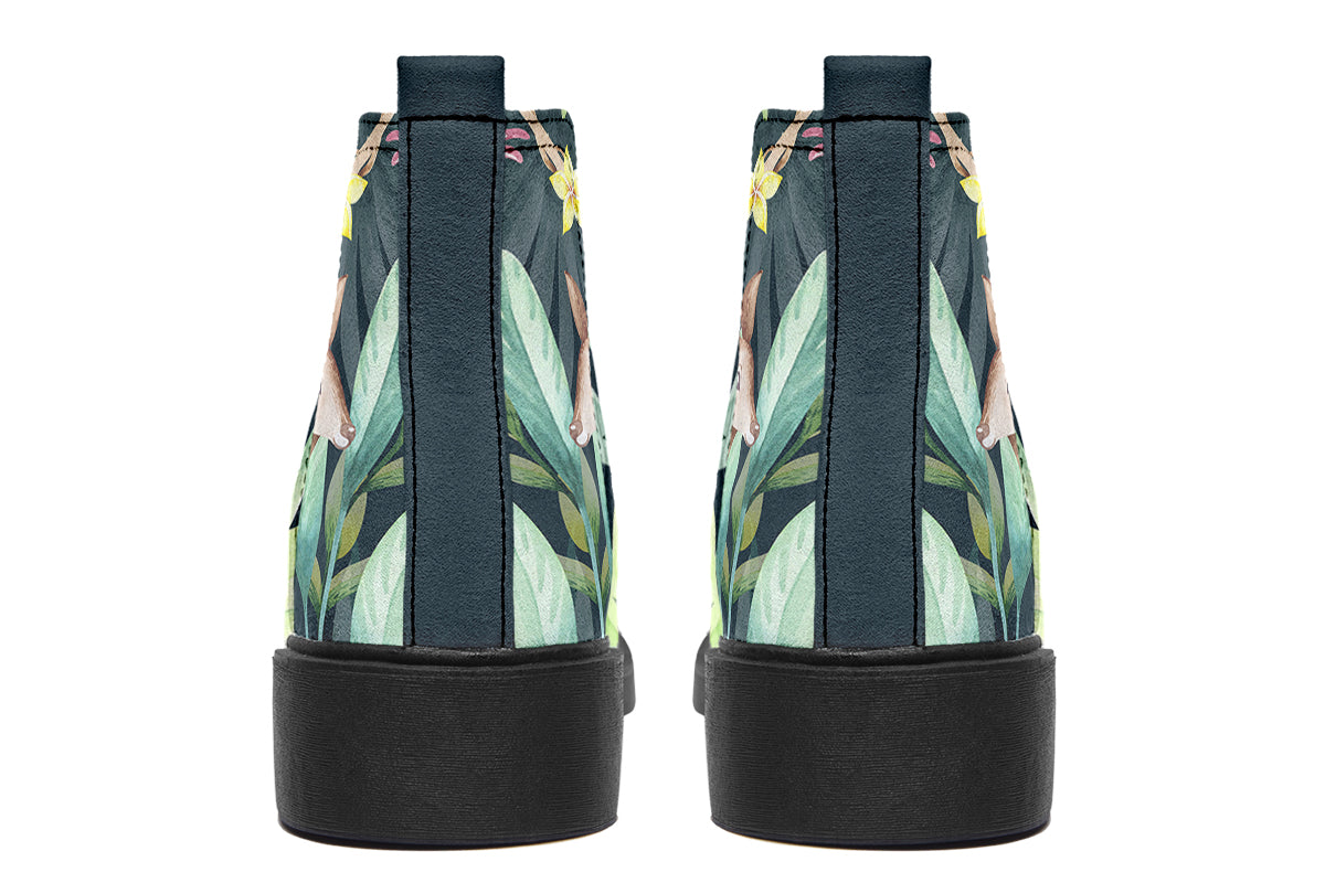 Wonderful Wildlife Ankle Boots Offbeat Sweetie