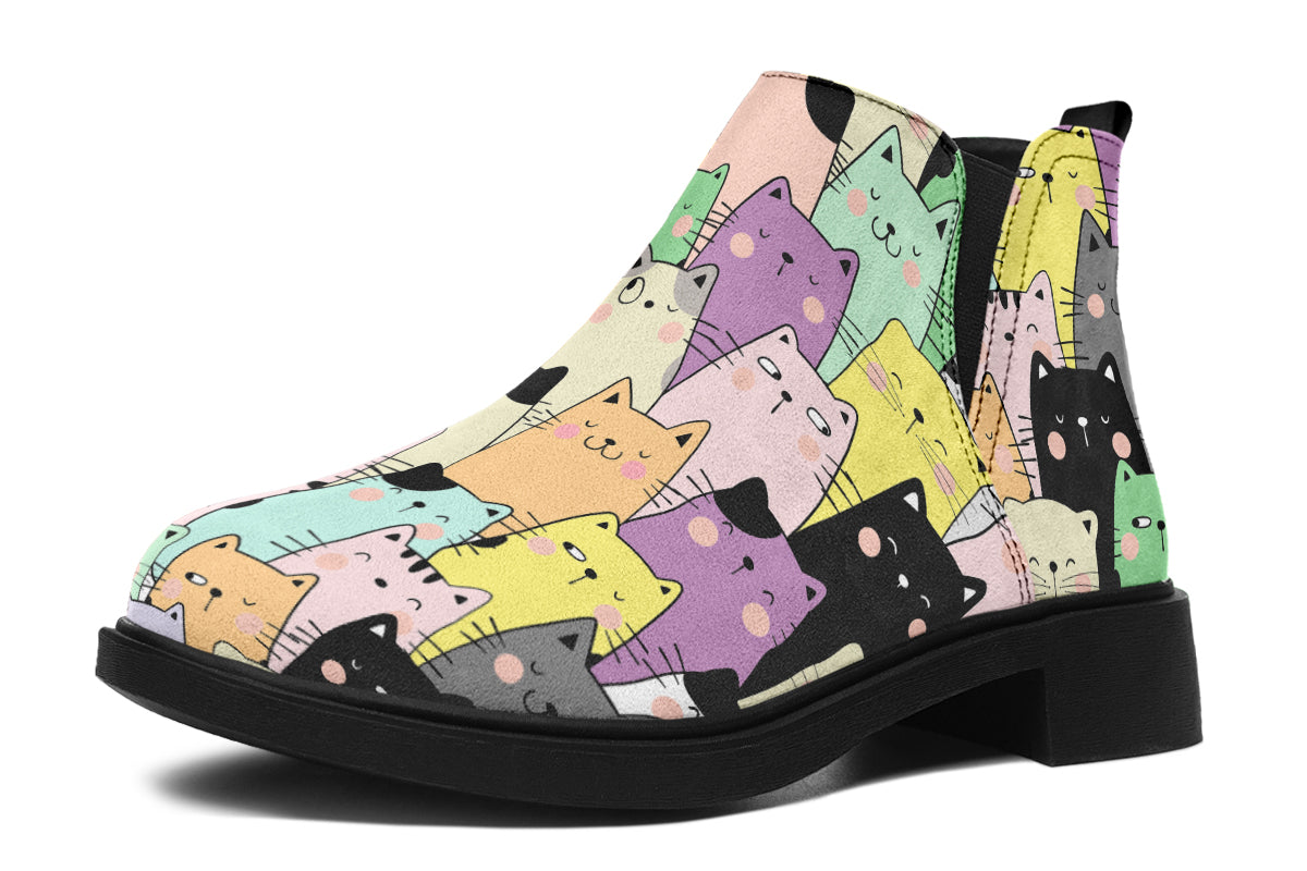 You've Got To Be Kitten Me Ankle Boots Offbeat Sweetie