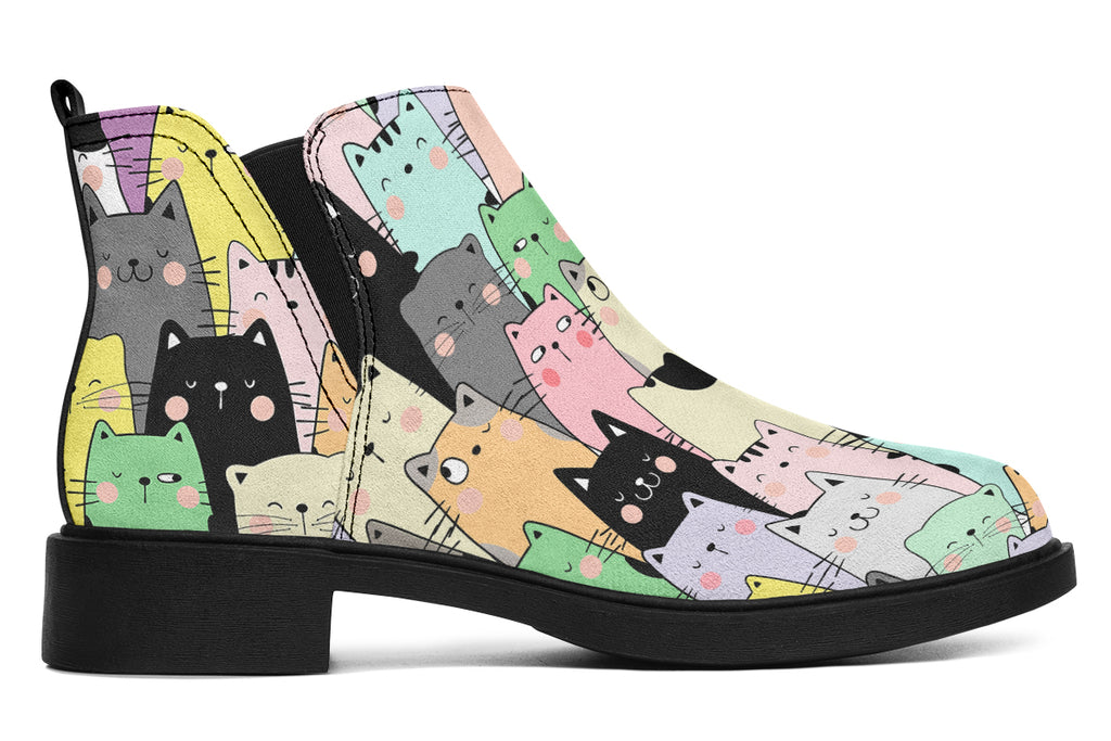 You've Got To Be Kitten Me Ankle Boots Offbeat Sweetie