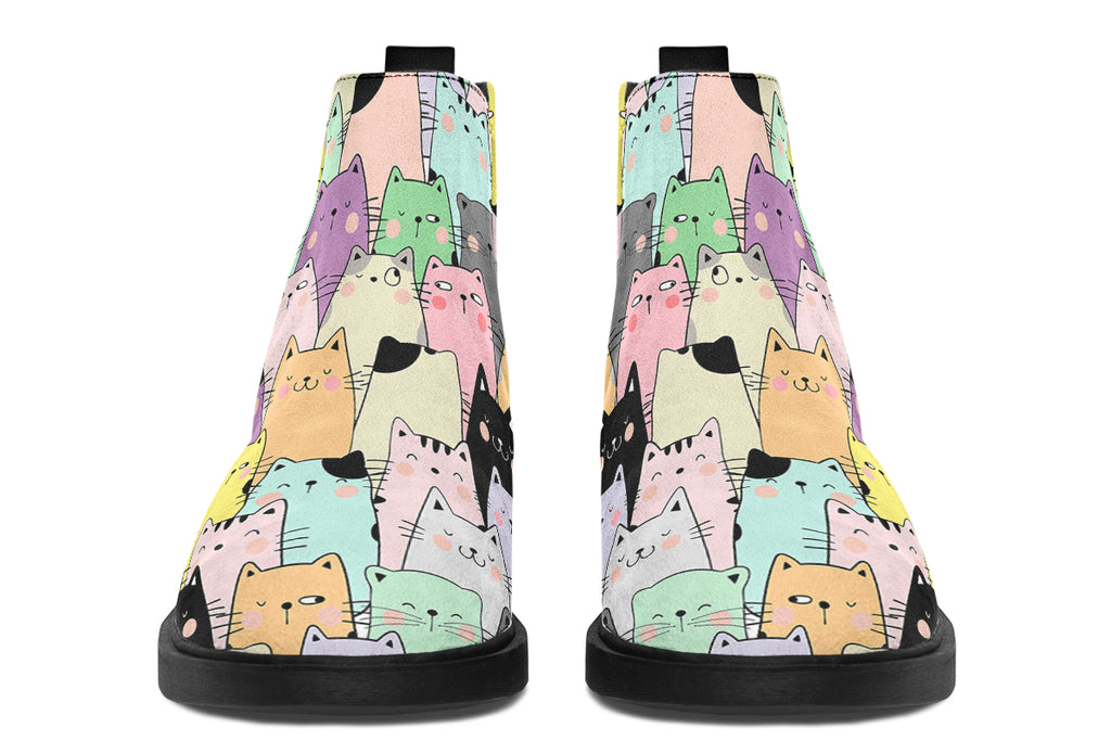 You've Got To Be Kitten Me Ankle Boots Offbeat Sweetie