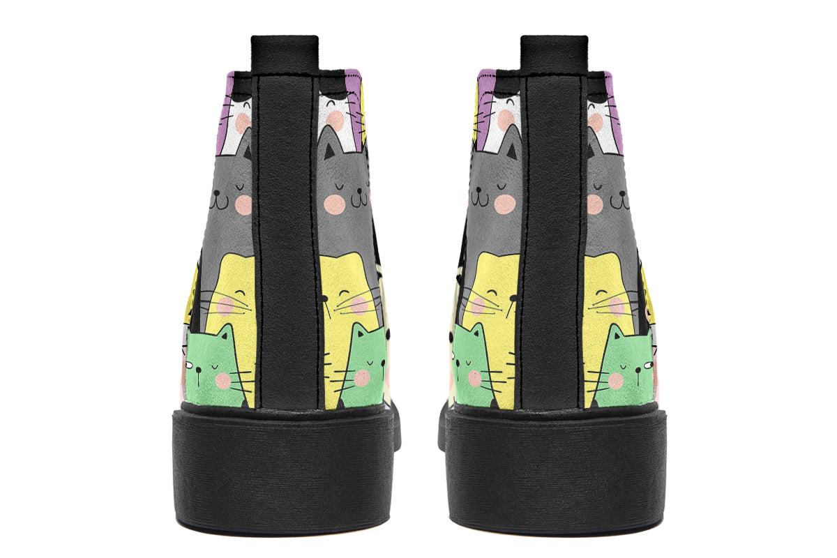 You've Got To Be Kitten Me Ankle Boots Offbeat Sweetie