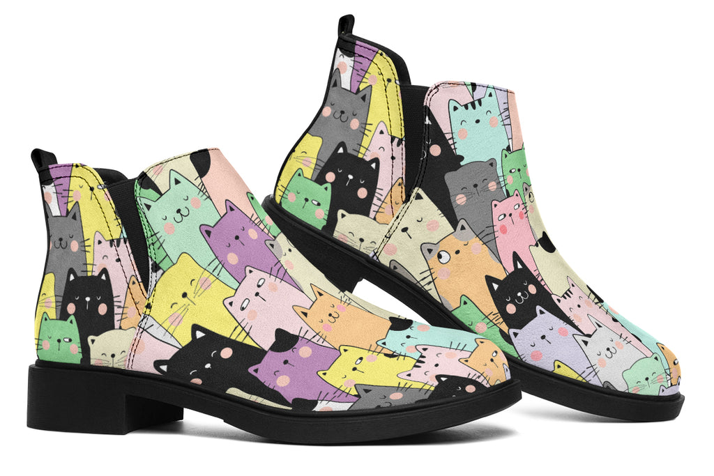 You've Got To Be Kitten Me Ankle Boots Offbeat Sweetie