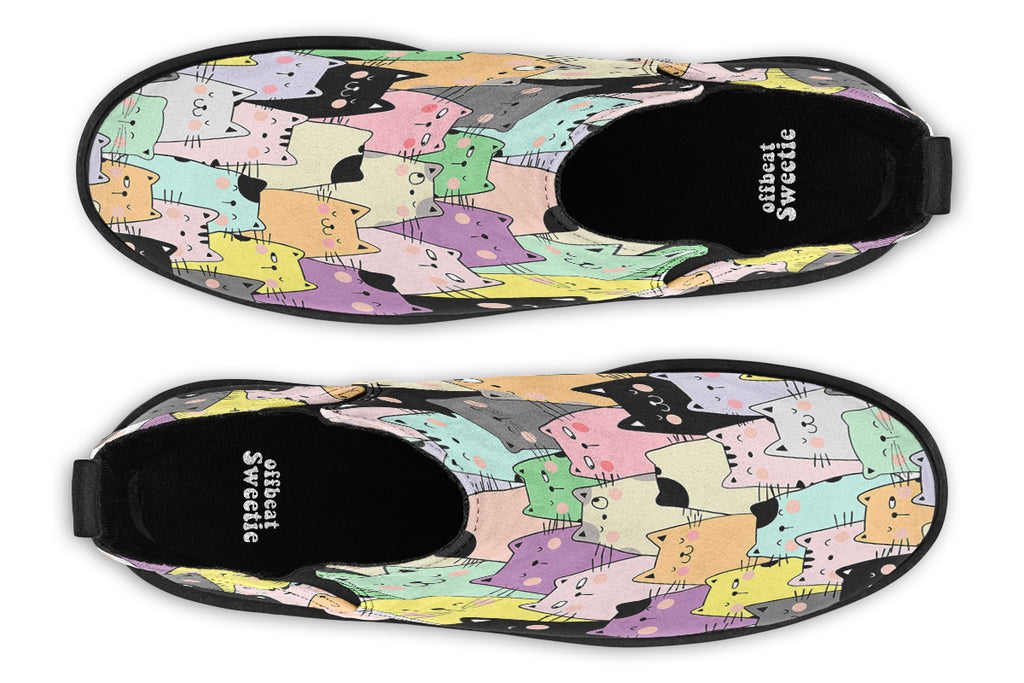 You've Got To Be Kitten Me Ankle Boots Offbeat Sweetie