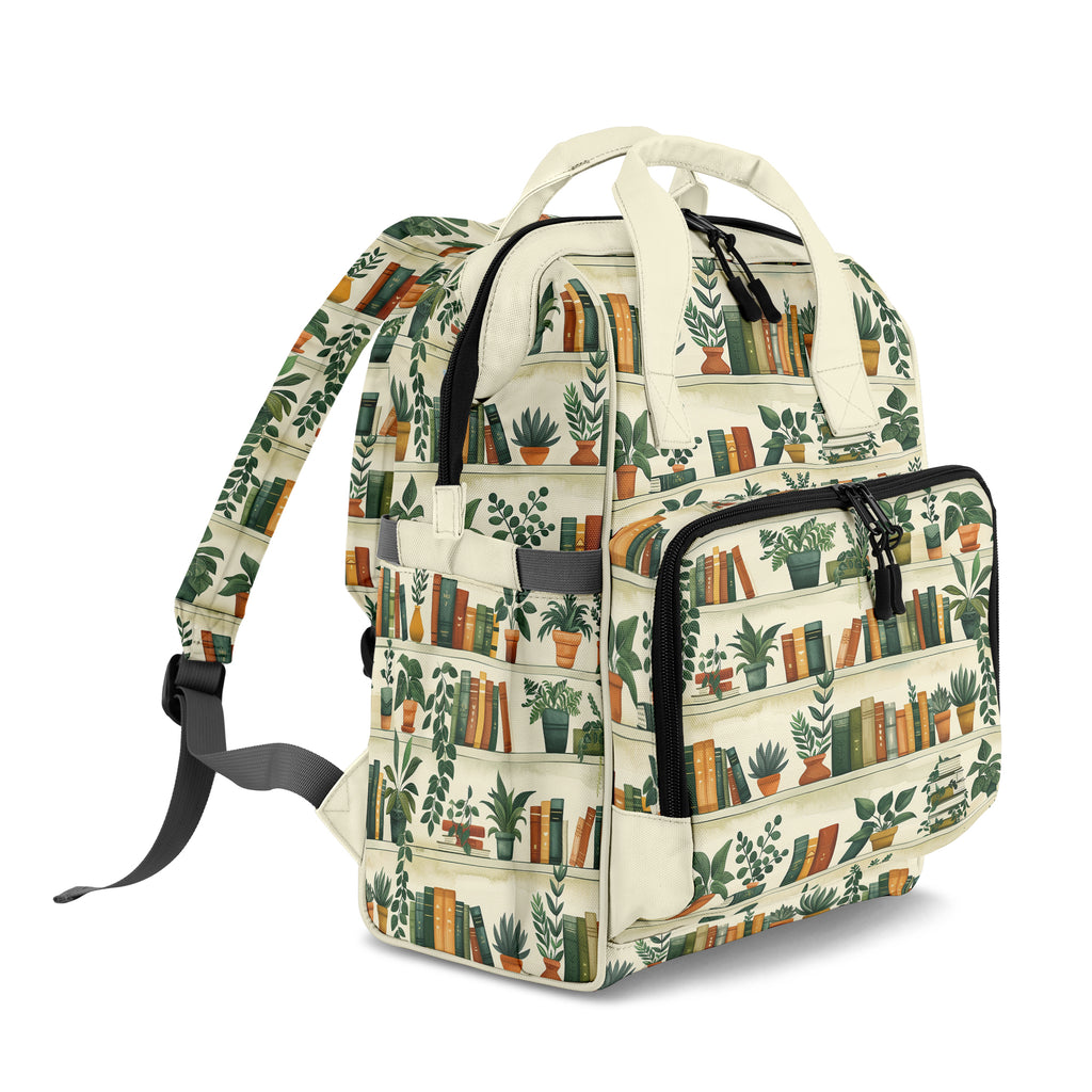 Books And Plants Backpack