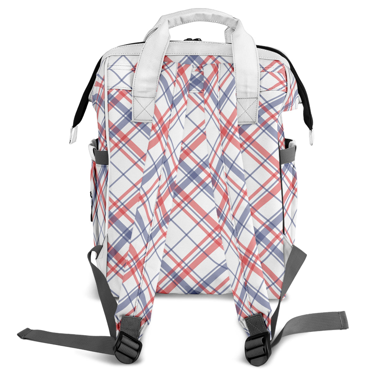 Candy Stripe Plaid Backpack