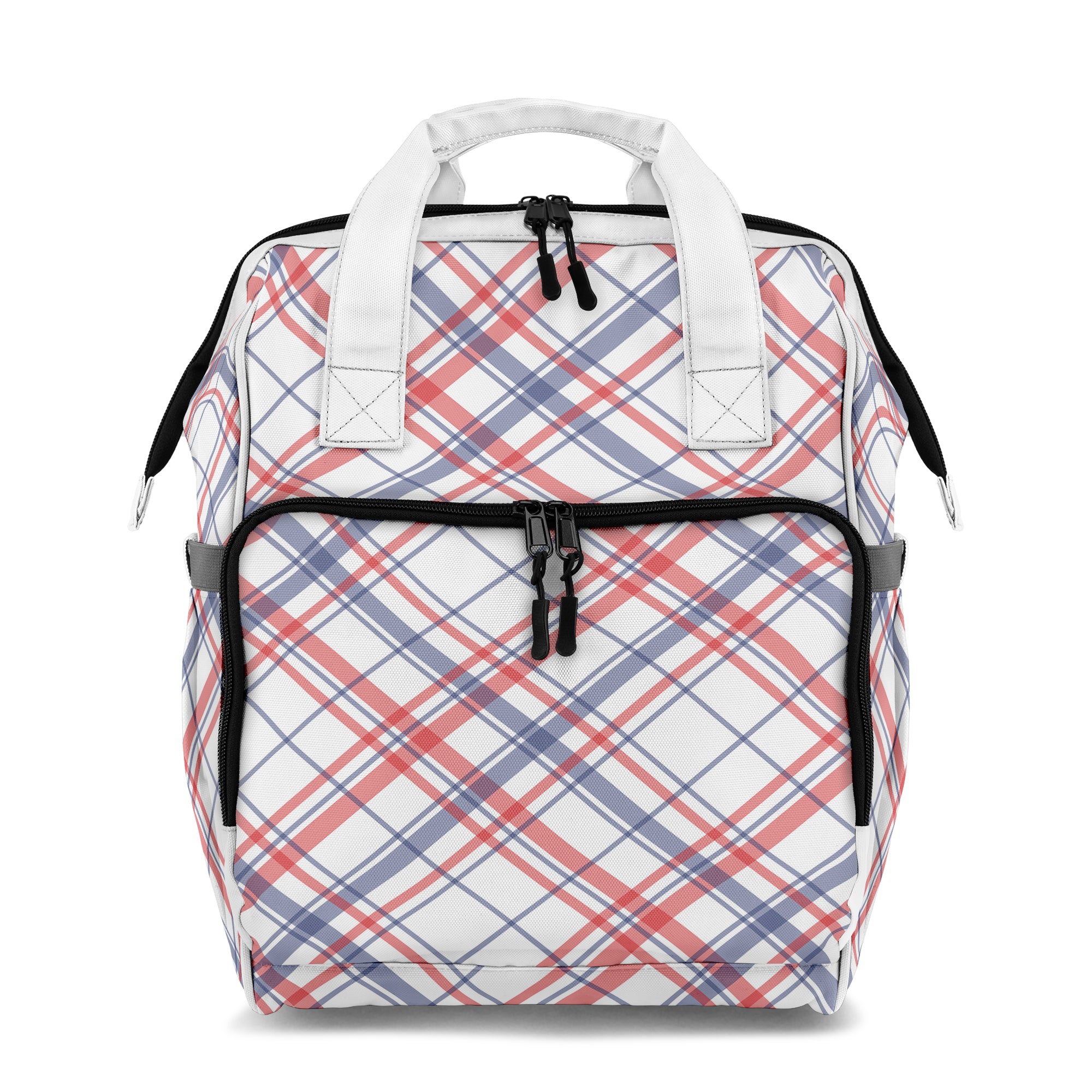 Candy Stripe Plaid Backpack
