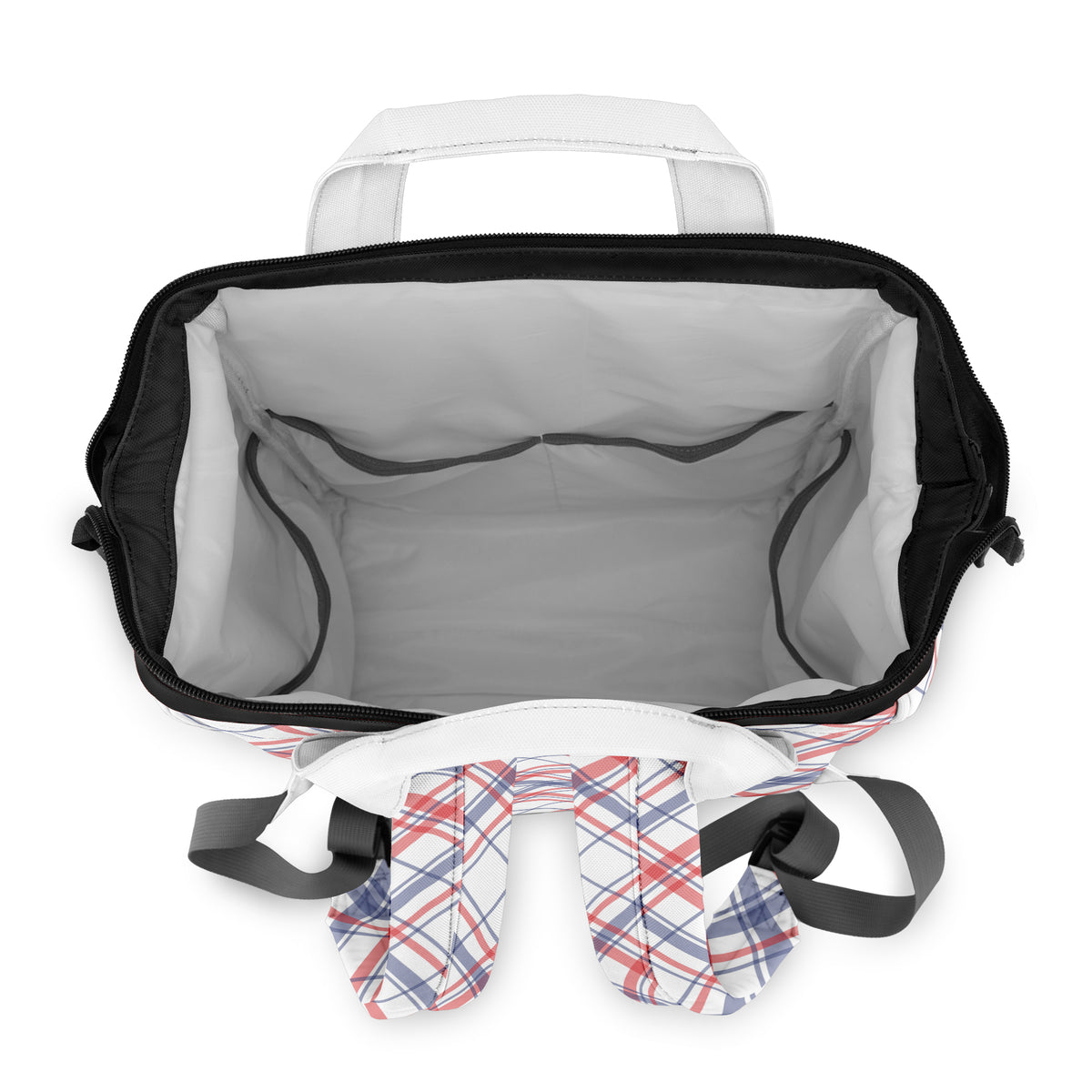 Candy Stripe Plaid Backpack