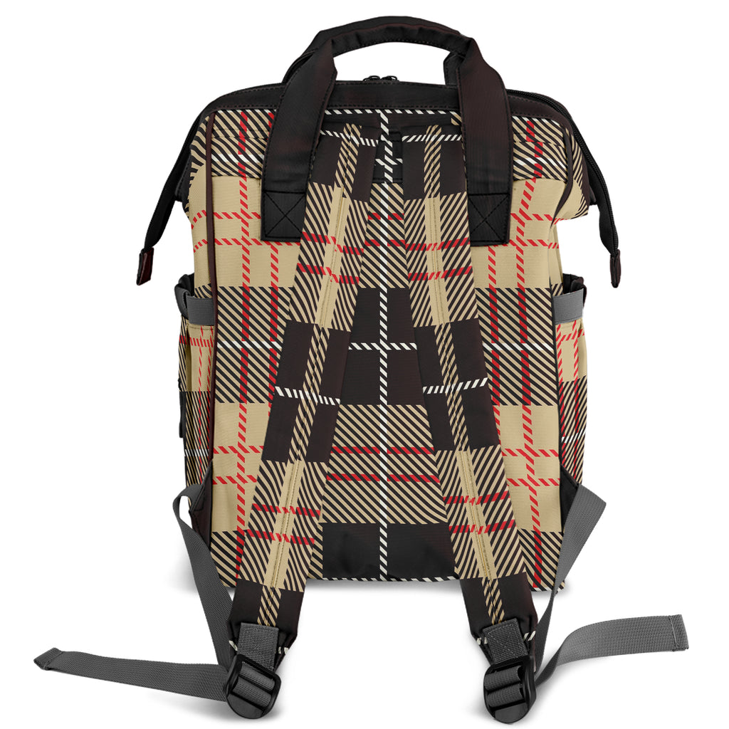 Choco Mocha Plaid Backpack