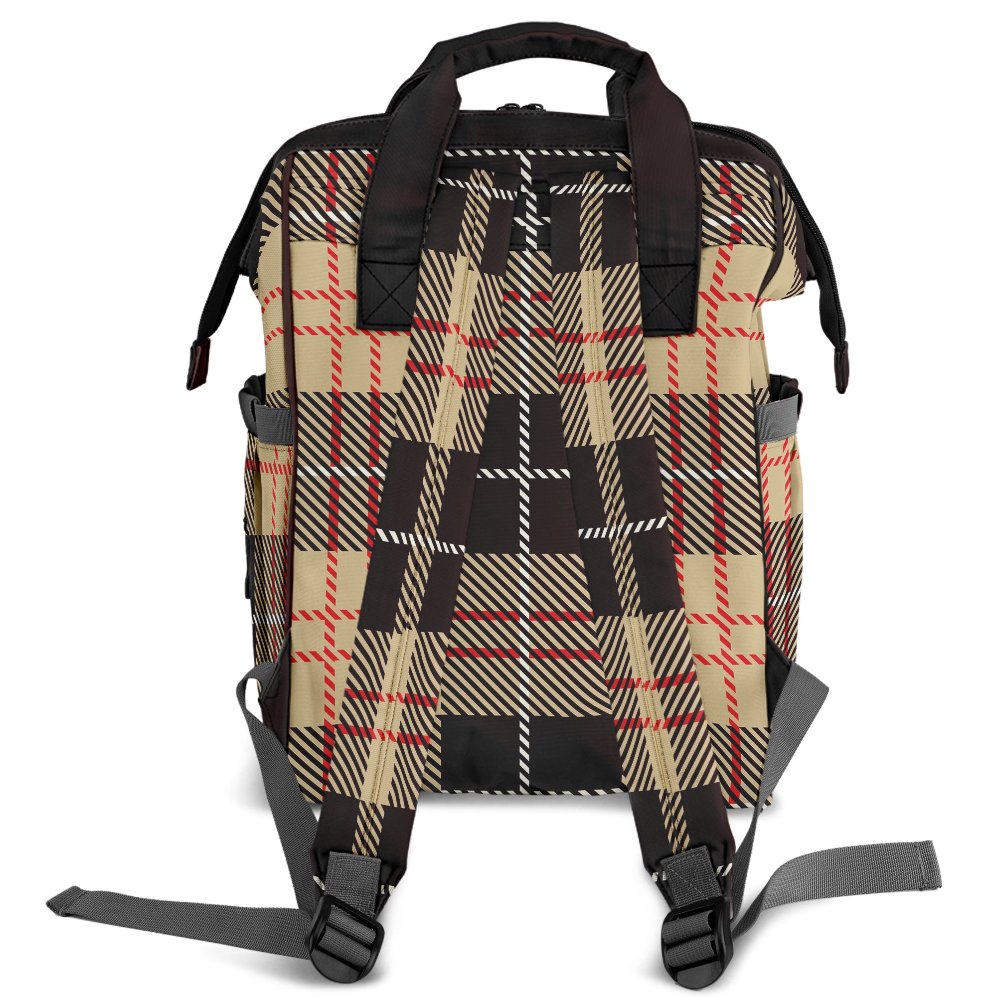 Choco Mocha Plaid Backpack
