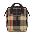 Choco Mocha Plaid Backpack