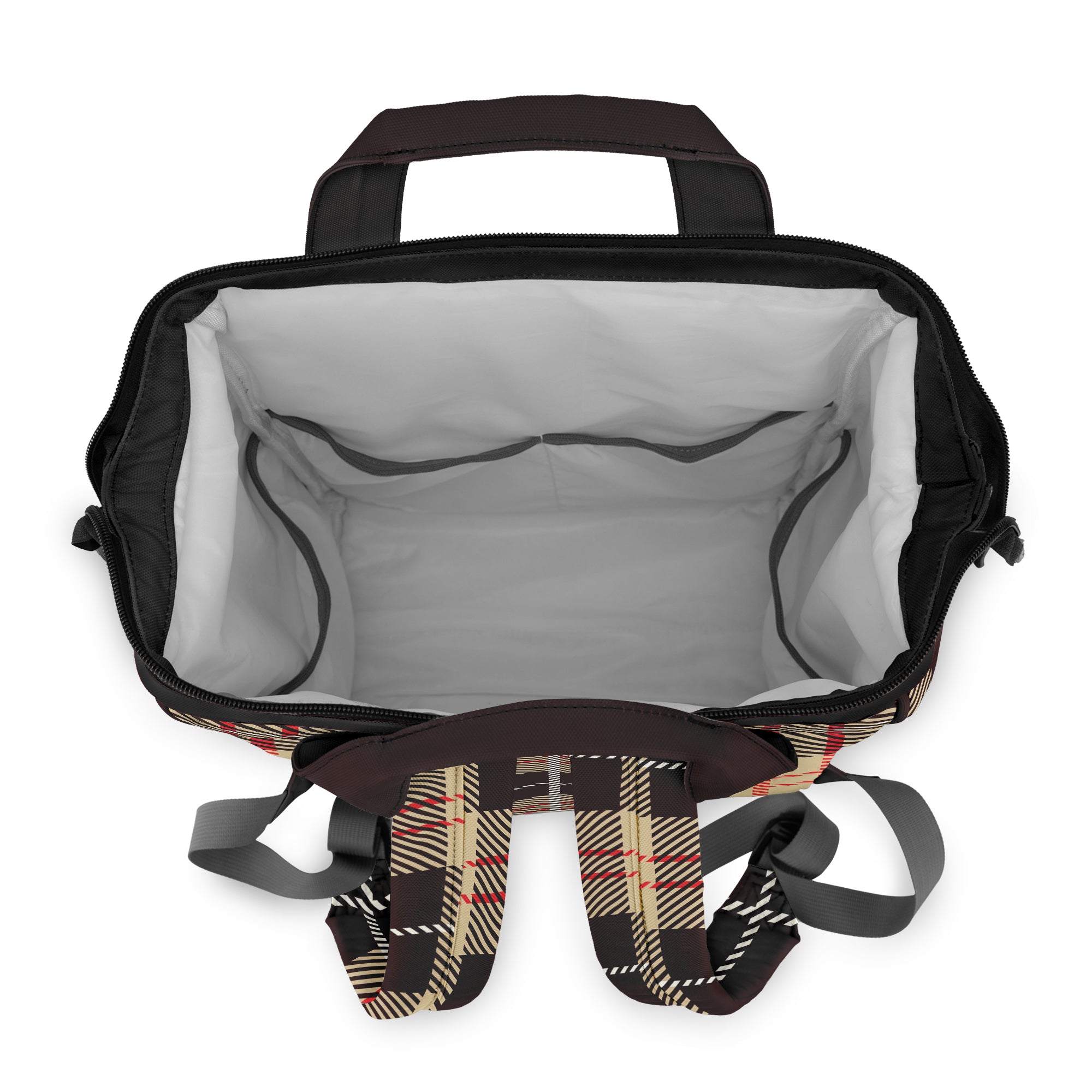 Choco Mocha Plaid Backpack
