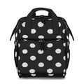 Paint It Black Polka Dot Backpack
