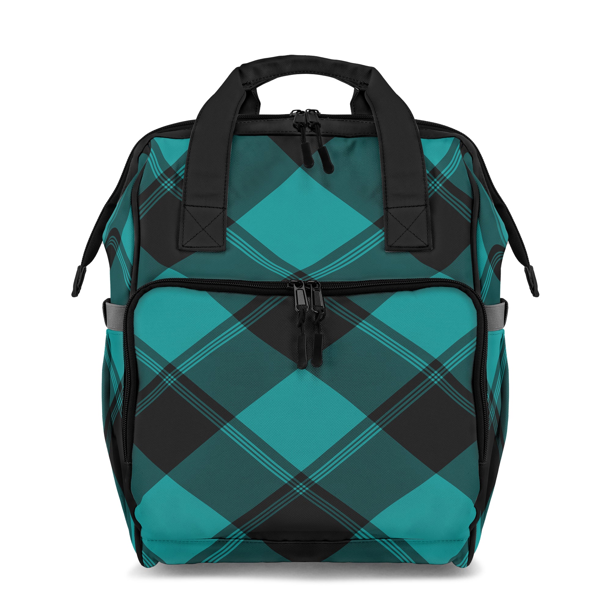 Pennyroyal Teal Plaid Backpack