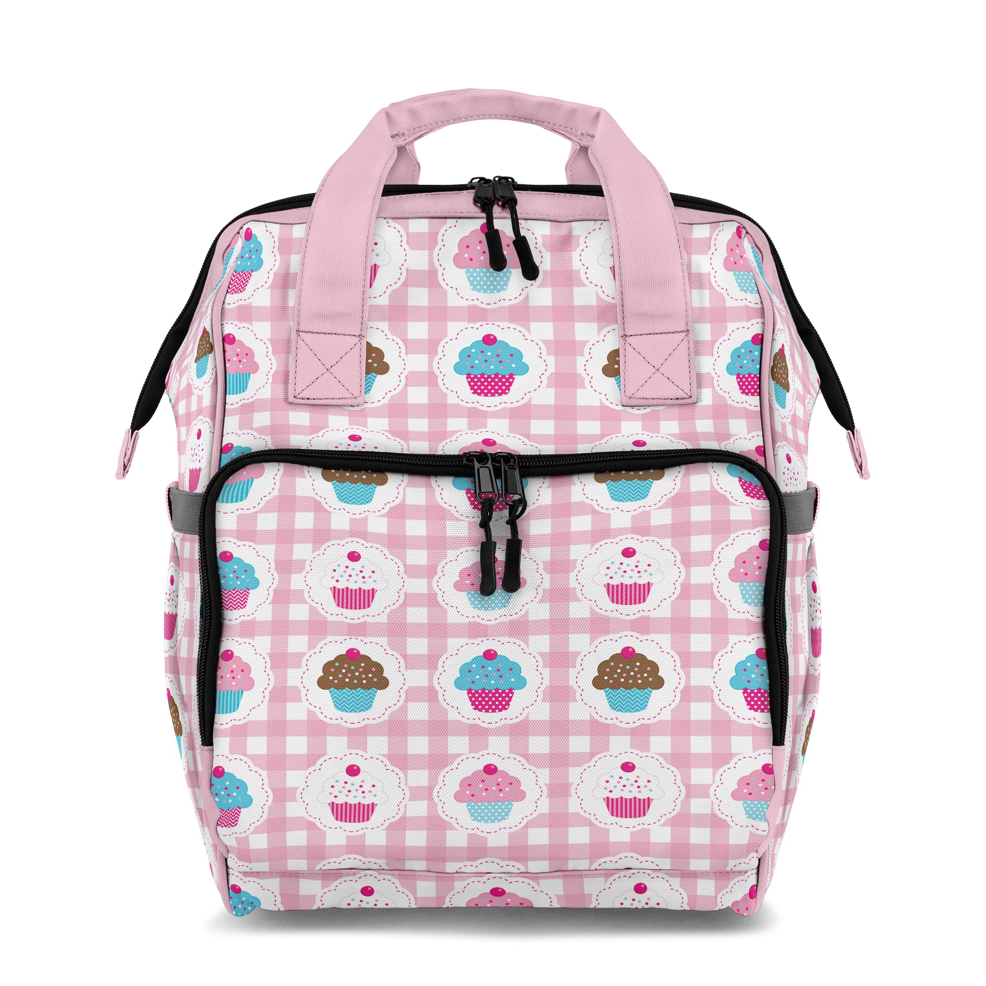 Pink Gingham Cupcakes Backpack