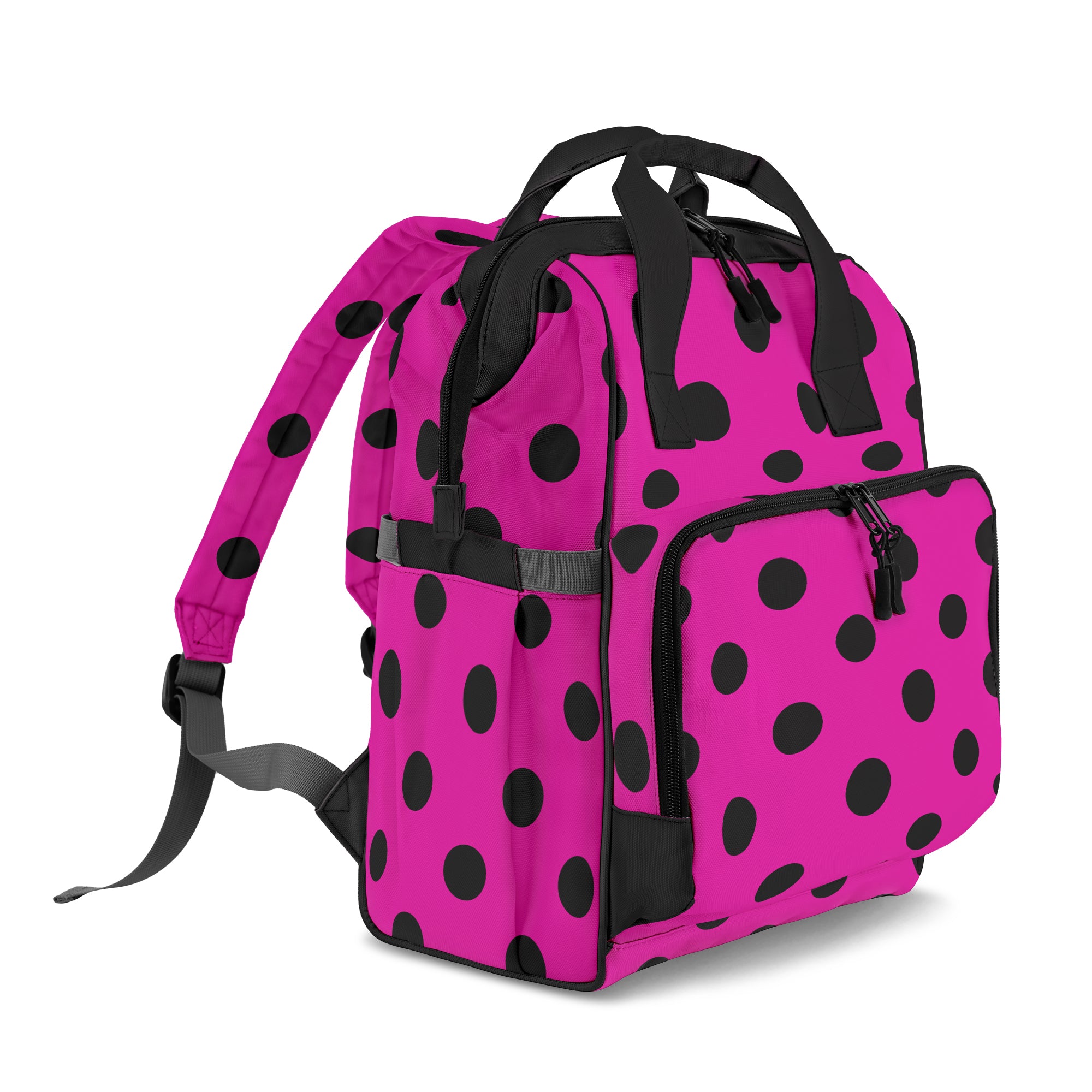 Pretty In Pink Polka Dot Backpack