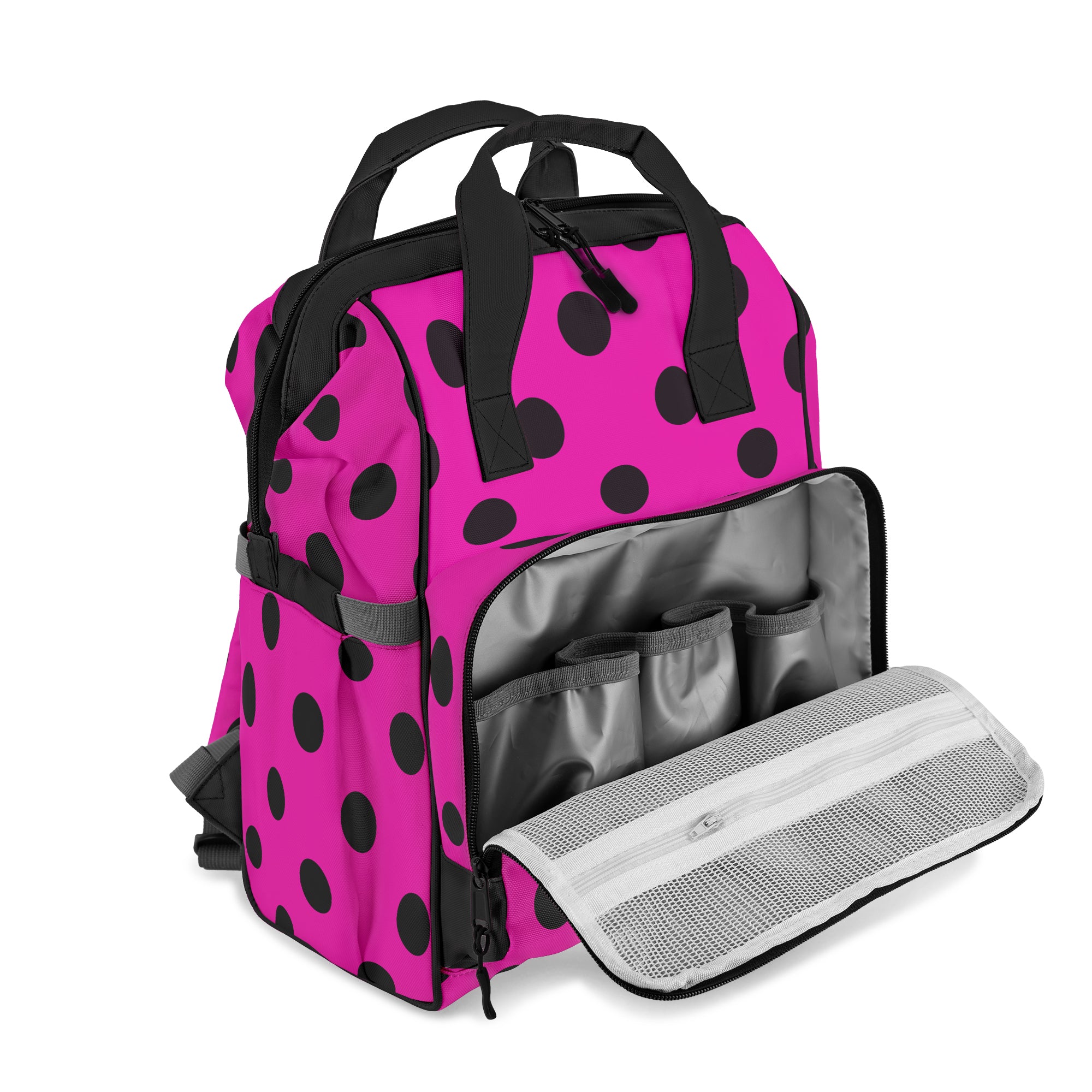 Pretty In Pink Polka Dot Backpack
