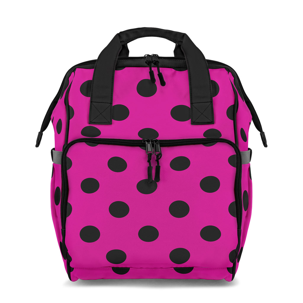 Pretty In Pink Polka Dot Backpack
